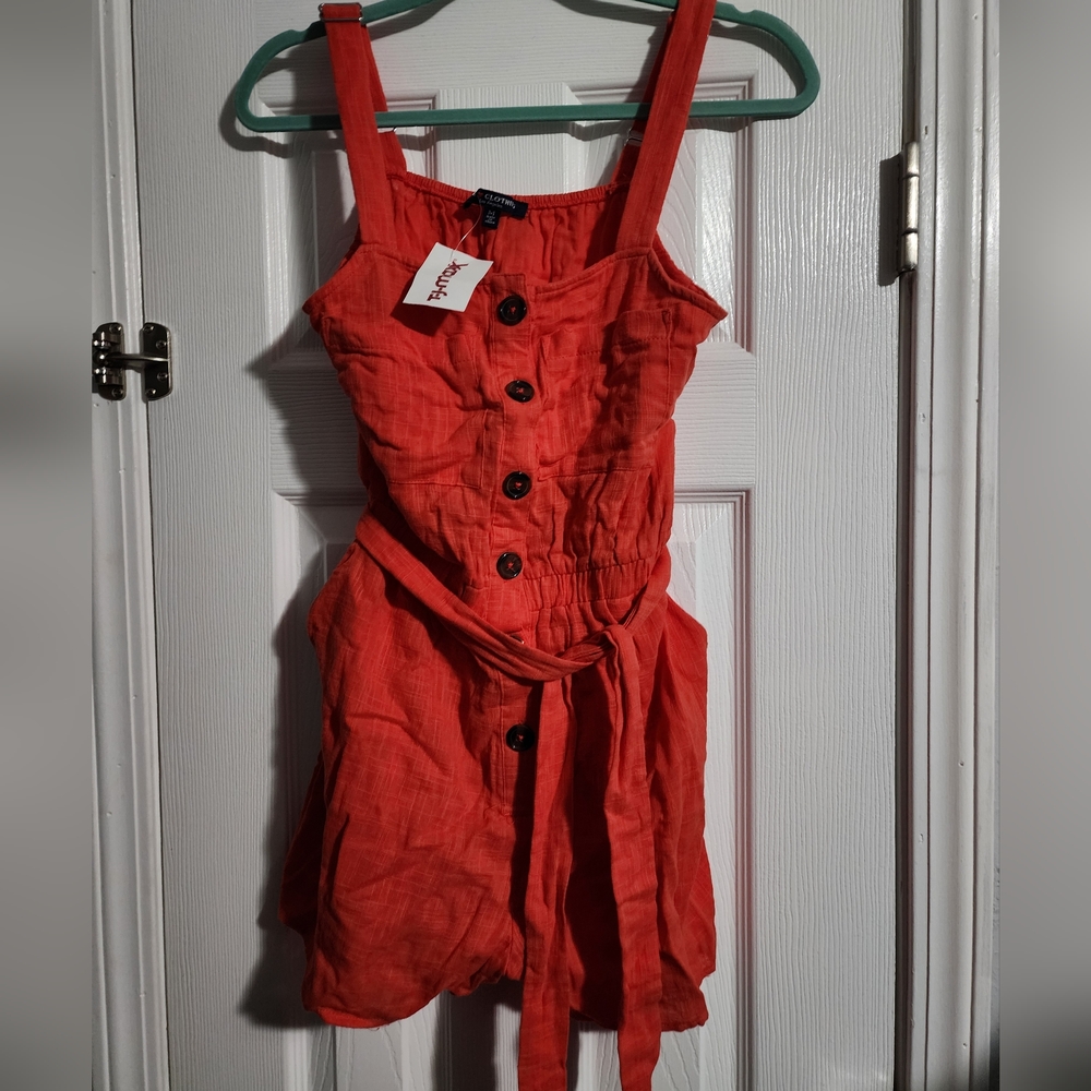 TJ. MAXX Sleeveless Romper With Pockets